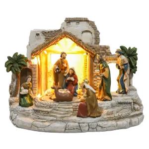 성탄무드등 예수님 탄생 마굿간 오르골 무드등 뮤직박스 크마스마스장식품 교회선물