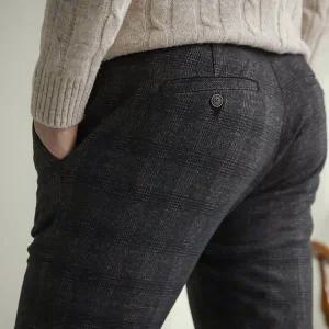 [엠필]남자 겨울 기모 프리미엄 허리히든 밴딩 스판 정장바지 6컬러 택1(30-38사이즈)