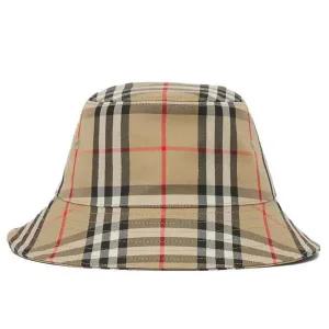 [버버리] 키즈 빈티지 체크 테크니컬 코튼 버킷햇 아카이브 베이지 8041438