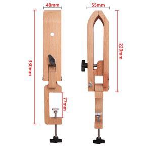 가죽공예 클램프 고정틀 나무 클립 플렉스맨 핸드 스티칭 데스크탑
