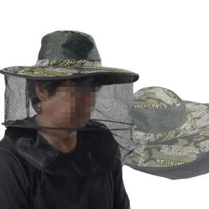 [콩심팥심]모자 낚시 양봉모자 국산// 벌초 벙거지 사파리 방충모자 농모