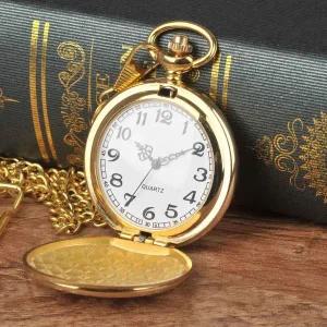 [콩심팥심]빈티지 골드 회중시계 클래식 주머니 시계