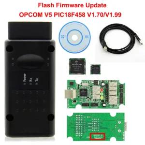용 V5 OB PI18F458 오펠 용공구 단 OP 차량 자동차 C 업 플래시 펌웨어 도구 OM 2025
