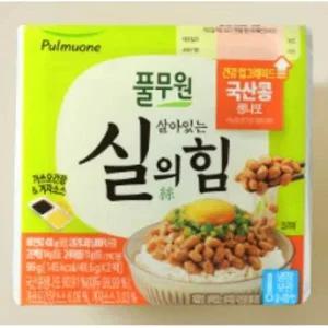 풀무원 국산콩 생나또 세트 (2팩x12EA) 건강식 웰빙 도시락 발효 간편식 혼밥