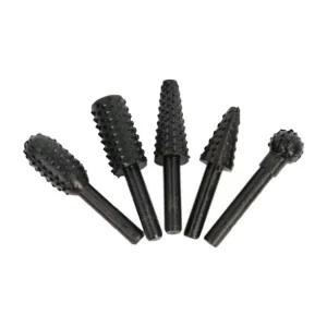 목재홈파기 트리머 공예 조각 6.2MM HSS 5PCS 드릴비트 1SET날 홈파기 로터리 목공기리