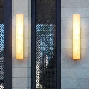 대형 한지 플로어 무드등 램프 월넛 찻집 랜턴 린넨