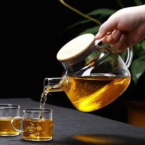 내열 유리차주전자 1L 유리티포트 내열유리티포트 유