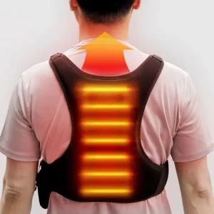 국산 발열조끼 블랙젠 USB 온열 열선조끼 카본필름 슬림 멜빵형 겨울 방한 면발열 세탁