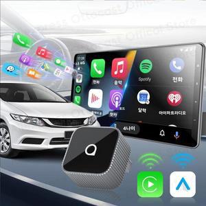 OTTOCAST 미니 슬림 큐브 무선 어댑터 카플레이 안드로이드 오토 슈퍼 USB 동글 차량용 액세서리 토요타 쉐