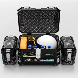 오토바이 탑박스 사이드 배달통 탑 사이드백 바이크 리어백