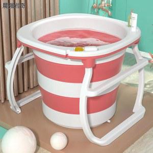 성인용 접이식 간이 원룸 베드 스트라이프 60cm 싱글침대 라운드형 매트리스 성인 소형