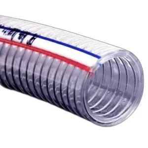 PVC투명내열호스 고온 다용도 배관 보일러 주름관