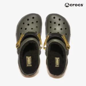 크록스정품 남여공용 겨울 털크록스 털슬리퍼 털슬라이드 사무실 학교 털실내화 방한화