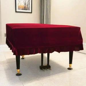 고급 의자 덮개 건반 그랜드 피아노 커버 심플 레트로