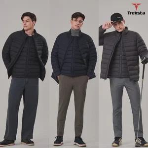 [방송중혜택]트렉스타 25FW 남성 경량패딩+베스트 2종 세트