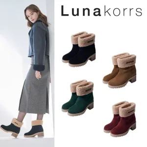 루나코어스 천연가죽 비비드 무스탕 부츠