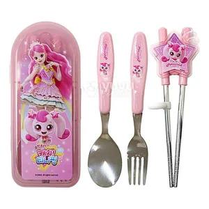 캐치티피닝 캐릭터 어린이 무소음 수저 케이스 세트