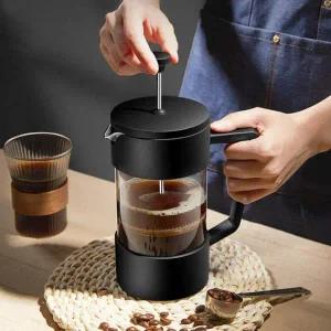 유리 재질 커피프레스 우유 거품기 커피 추출 도구