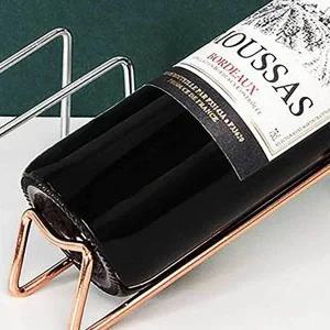 고품질 로즈골드 심플 와인랙 1구 진열대 거치대 렉 랙 병 (WFFV5X8)