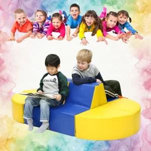 어린이집 유치원 무독 무취 고급원단 편안한 휴식공단 소파의자 안전