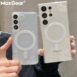 Magsafe 자기 투명 케이스 삼성 호환 삼성 호환제품 호환 S25 S24 S23 삼성 호환제품 호환 삼성 호환제품 호환 S20FE 플러스 참고 20 울트라 A34 A52 A53 A54 소프트 커버