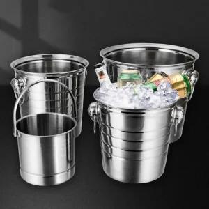 술 얼음통 아이스버킷 와인 샴페인 스텐 쿨러 컵 담는통