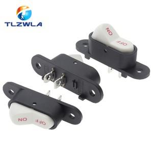 KCD1 로커 스위치, AC 2 핀 OFF/ON 전기 밥솥 프라이팬용, 6A, 250V, 10A, 5 개