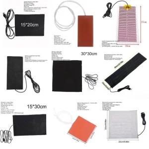 풋워머 발난로 온열기 USB 온도 워머 가열 패드 탄소 섬유 열 3 기어