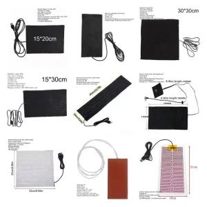 풋워머 발난로 온열기 탄소 섬유 USB 온도 워머 가열 패드 페이스트 고속 천 조끼 재킷 신발 양말