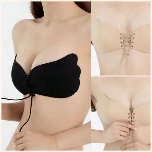 [하프클럽/셀러허브_여성트랜드패션]코르셋브라 누드브라 실리콘 앞후크