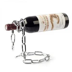 [골드스마일]와인 병 거치대 체인형 수납랙