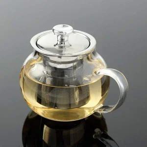 내열 강화유리 차 티포트 다기 주전자 컵 워머