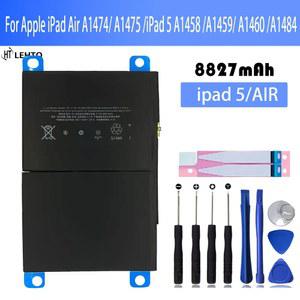 애플제품 호환제품 호환 아이패드 5 & Air 1 교체 용 8827mAh 태블릿 배터리 Bateria A1474 A1475 A1476 A1822 A1823 A1893 A1954 A2197