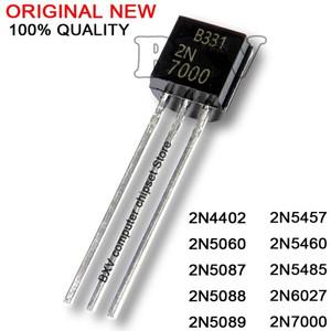 10PCS 2N4402 2N5060 2N5087 2N5457 2N6027 2N7000 TO-92 BXV 트랜지스터 신규