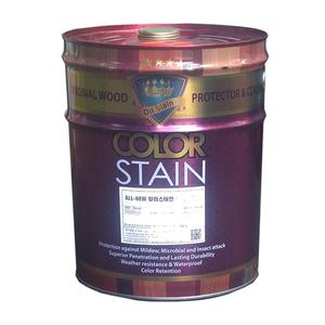 올뉴 칼라스테인 16L 조색커버업 오일스테인 원목데크