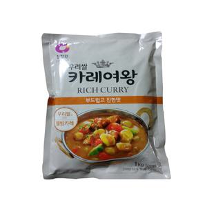 청정원 우리쌀 카레여왕 1kg