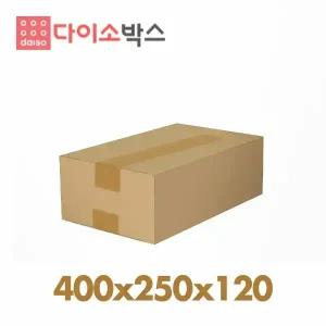 [다이소박스] 택배박스 222호 (400x250x120) 70매