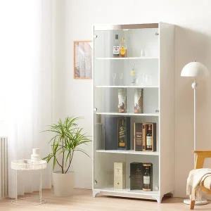 [모던탑21][고광택/강화유리] 샤이니 LPM 800-5단 장식장 진열장