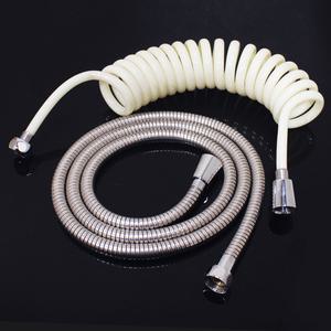 국산 샤워줄 1.5m 2m 3m 5m 늘어나는 스프링 코일 호스 욕실 화장실 스텐인레스 샤워기 호수