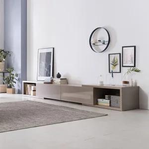 리바트 뉴타이드 그레이 확장형 거실장