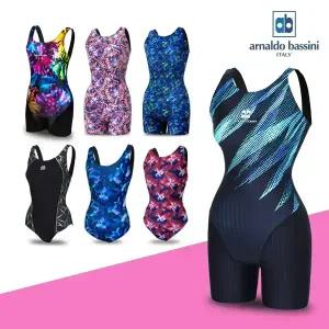 아날도바시니 여자 실내수영복 실내수영장 아쿠아로빅 빅사이즈 원피스 3부 5부 강습 수영복