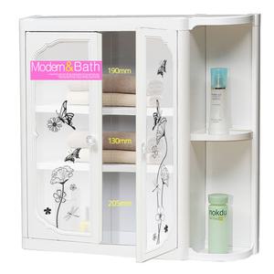 욕실수납장 나비1001 욕실장 욕실 선반 고급 화장실장 수건장 플라스틱 코너 정리대