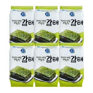 [충남서산]감태 4gx6봉 도시락 실속형 소포장깔끔