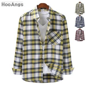 [후앙스][후앙스] 오버핏 MS106 포켓 체크남방 SMST4347