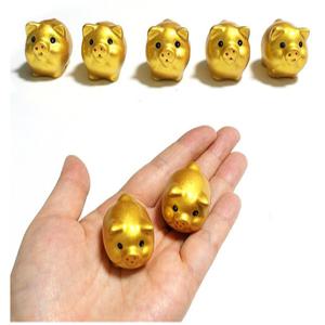 귀여운 미니 금복돼지5종 장식세트 복돼지 장식품