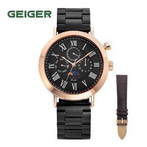 [가이거](GEIGER) 남성 스페셜 멀티펑션 워치 GE8022RGB/밴드 증정