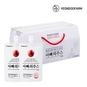 [연두팜] 돌려따는) 아빠의주스 사과즙 100ml 20개입 한박스