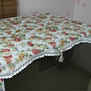 장미 김치냉장고커버 2컬러 패브릭커버 자가드 김치 냉장고