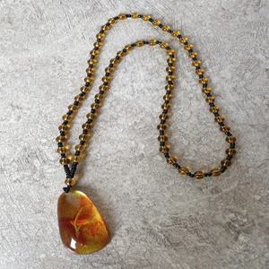 보리수 호박 목걸이 무게34g단초마을 골동품/앤틱/수집품