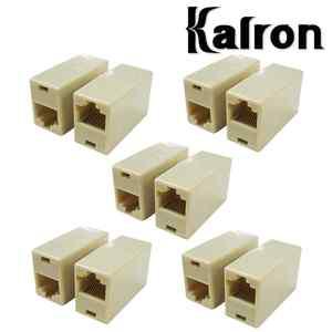 칼론 랜케이블 랜선 I형 연장 랜커플러 5개 연장 인터넷연결선 어댑터 연결 LAN포트 LAN커플러 일자형